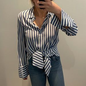 Zara Striped Button Down
